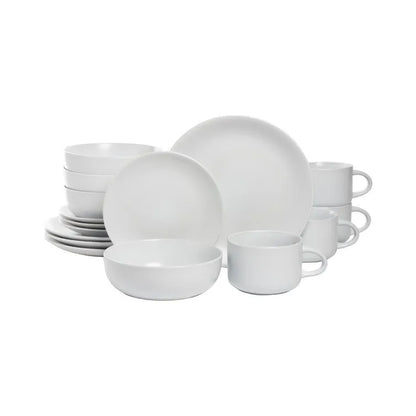 Ten Strawberry Street Wazee Matte Stoneware Dinnerware Set - Service for 4