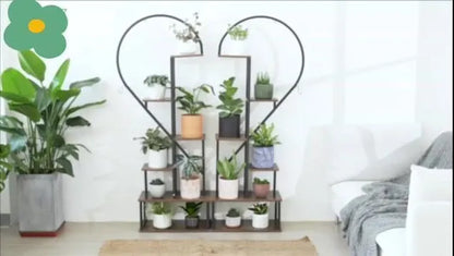 &#127885;Creative heart-shaped ladder plant frame&#127885;