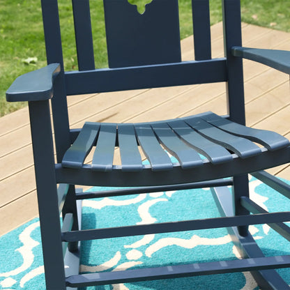 Outdoor & Indoor Wood Rocking Chair Porch Chair