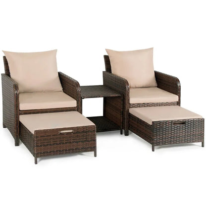 2 - Person Outdoor Seating Group with Cushions