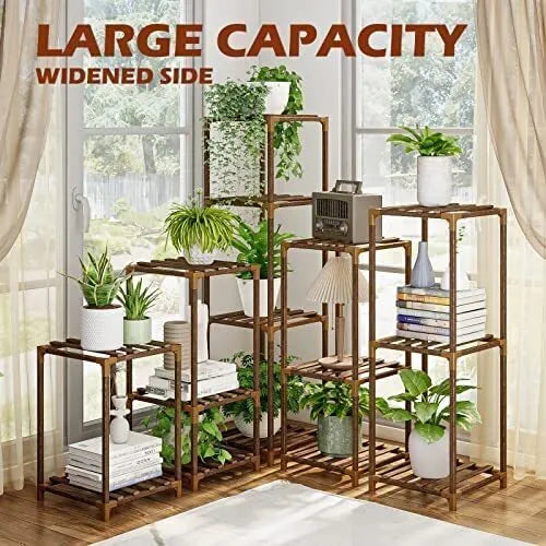 Plant stand indoor plant stand wooden outdoor multi-layer plant stand