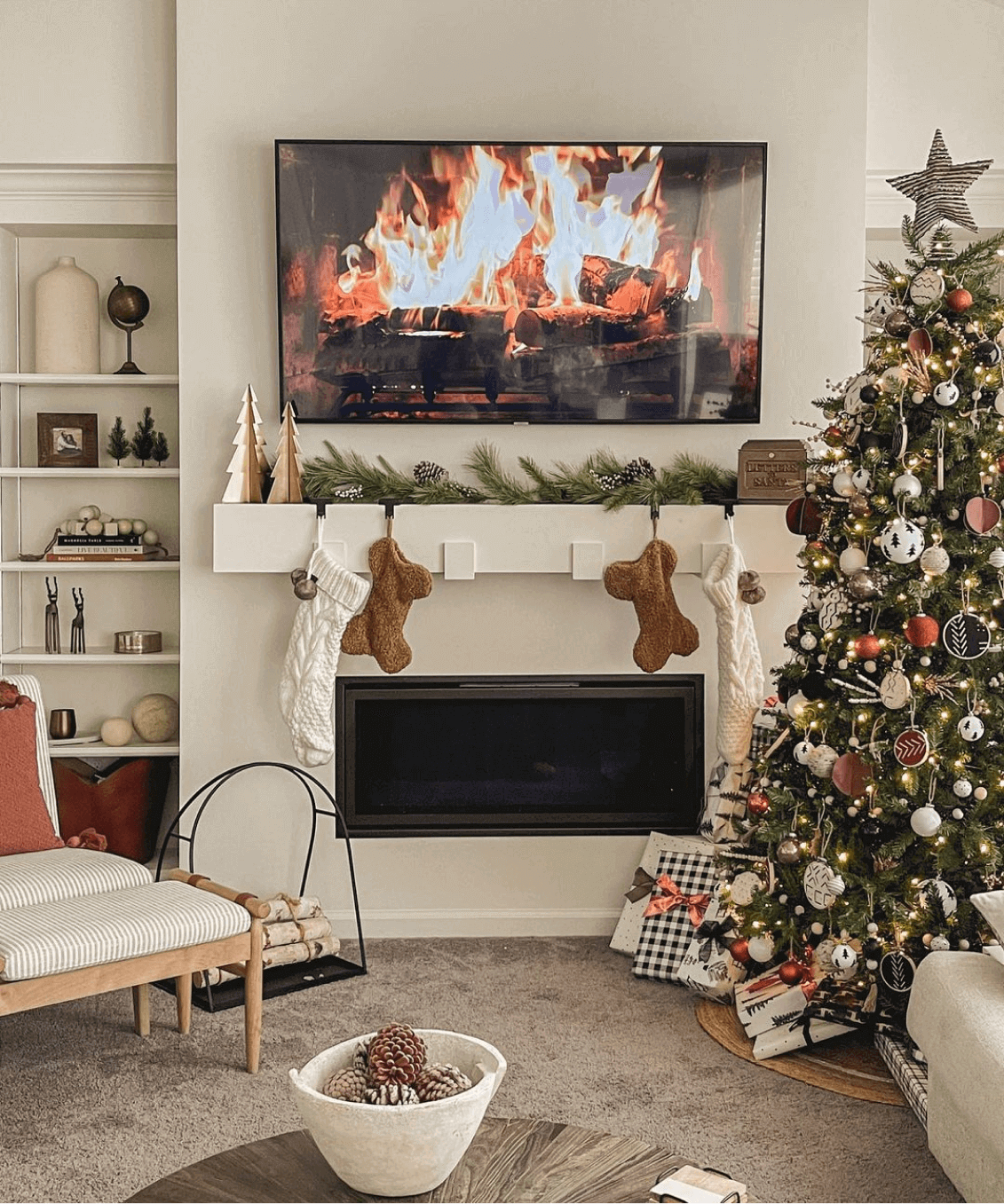 7' Tribeca Spruce Blue Artificial Christmas Tree with 550 Warm White LED Lights