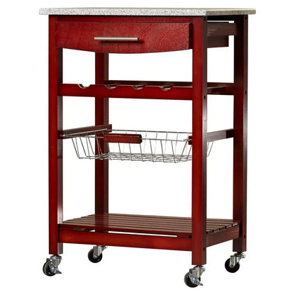 Macy Granite Kitchen Cart