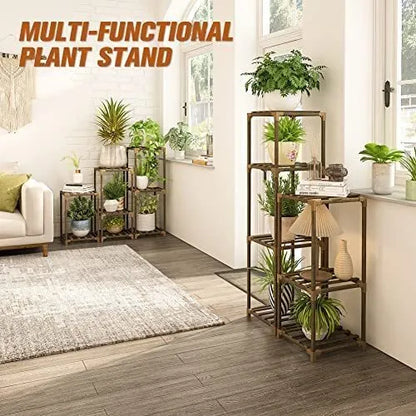 Plant stand indoor plant stand wooden outdoor multi-layer plant stand