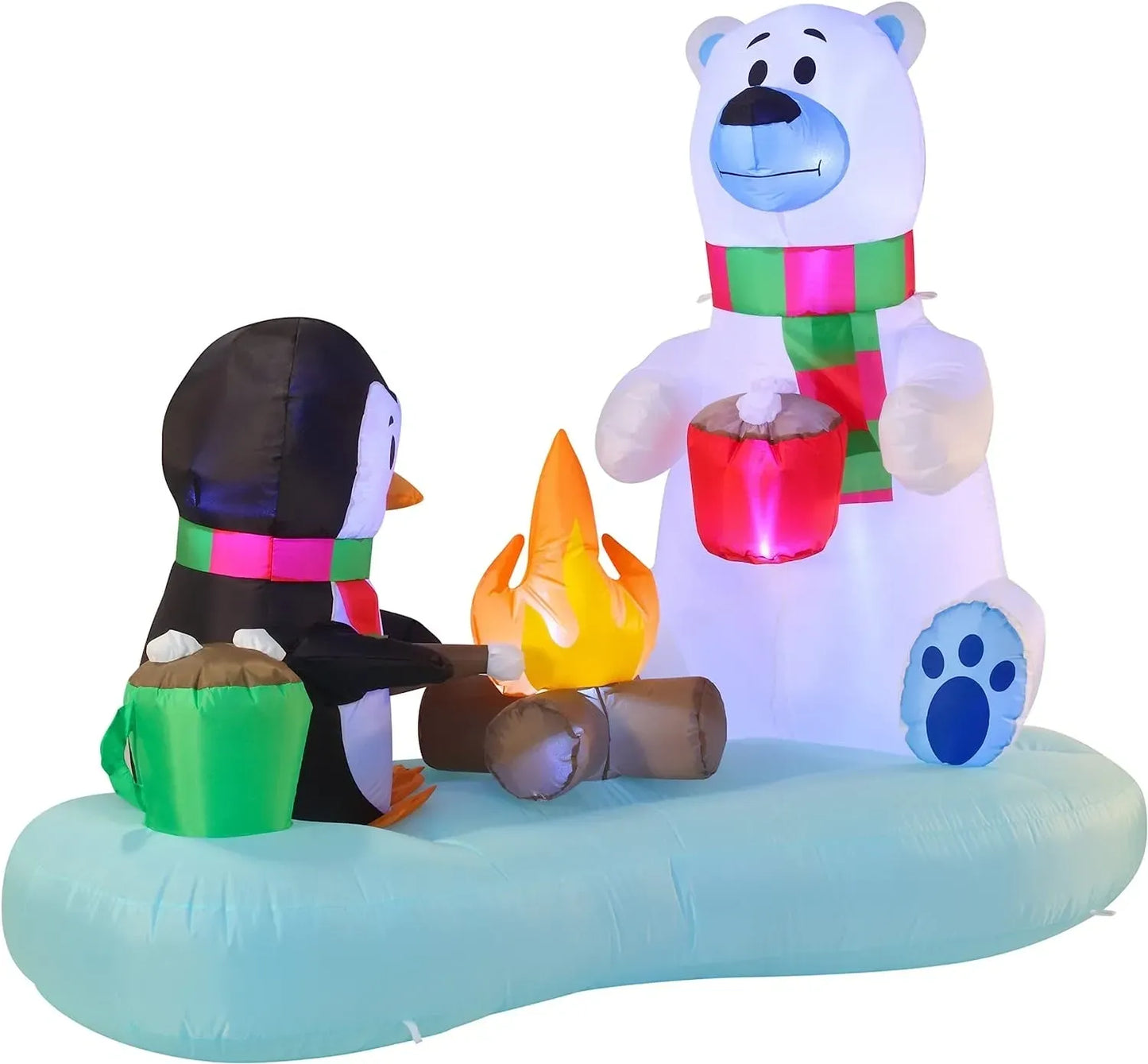 6ft Long Inflatable Hot Cocoa and S'Mores