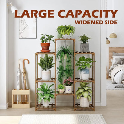 Plant stand indoor plant stand wooden outdoor multi-layer plant stand