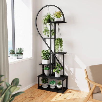 &#127885;Creative heart-shaped ladder plant frame&#127885;