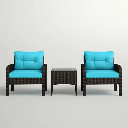 Earlville 2 - Person Outdoor Seating Group with Cushions