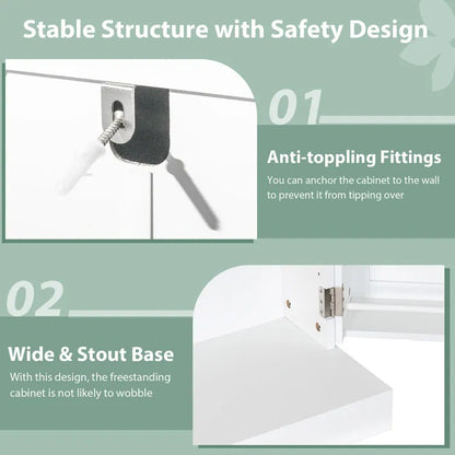 41" Farmhouse Kitchen Pantry