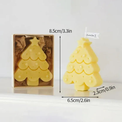 Christmas Scented Candle Snowman Aromatic Candles Gingerbread Man Atmosphere Candle Diy Craft Gift Christmas Party Decor