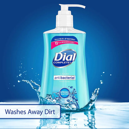 Complete Antibacterial Liquid Hand Soap, Spring Water, 11 fl oz (Pack of 4)