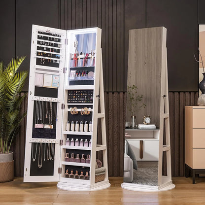 Revolving Jewelry Cabinet