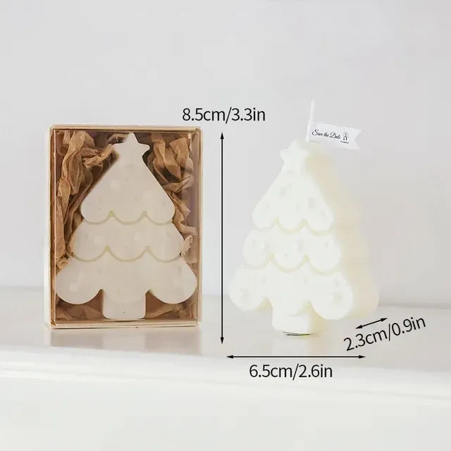 Christmas Scented Candle Snowman Aromatic Candles Gingerbread Man Atmosphere Candle Diy Craft Gift Christmas Party Decor