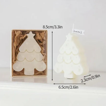 Christmas Scented Candle Snowman Aromatic Candles Gingerbread Man Atmosphere Candle Diy Craft Gift Christmas Party Decor