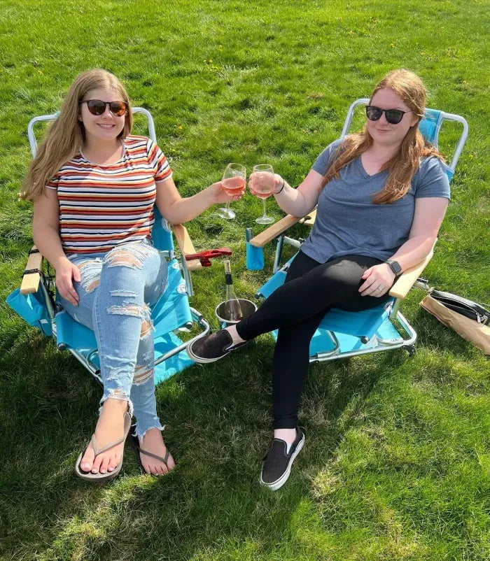 &#128293;LAST DAY 71% OFF&#127873;Aluminum folding beach chair with cup holder