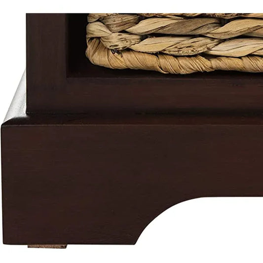 Safavieh American Homes Damien 3-Drawer Storage Unit, Dark Cherry