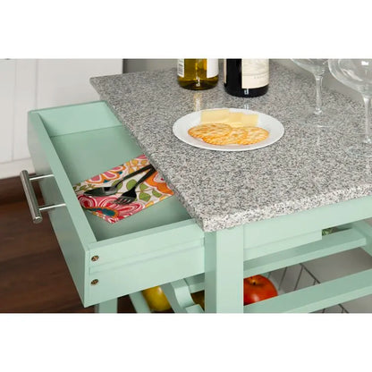 Macy Granite Kitchen Cart