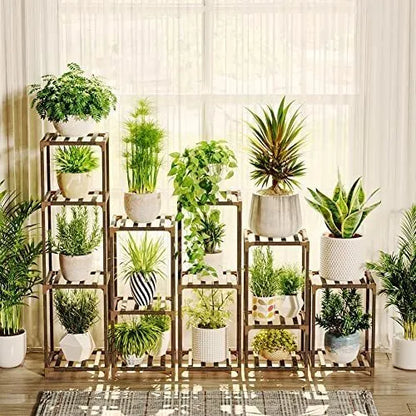 Plant stand indoor plant stand wooden outdoor multi-layer plant stand