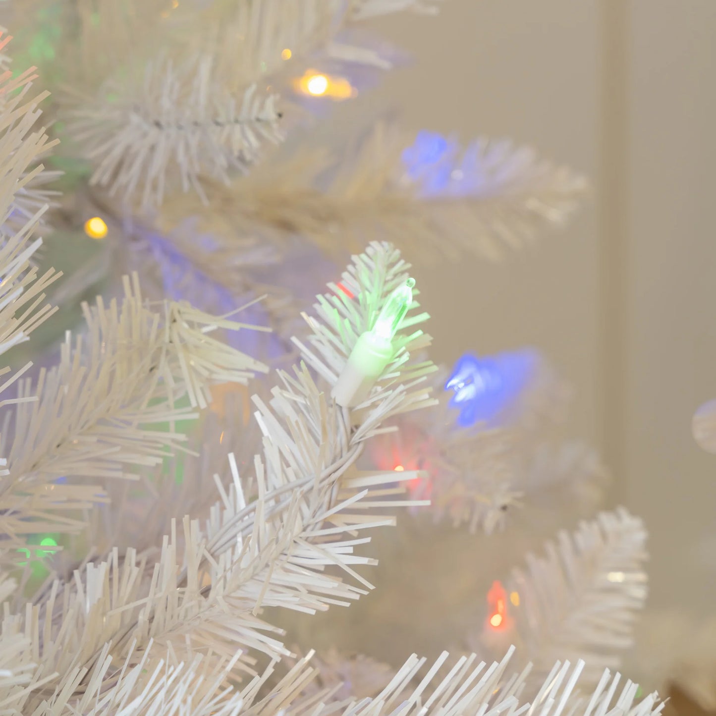 White Parkview Tree Pre-Lit Color Changing LED Lights