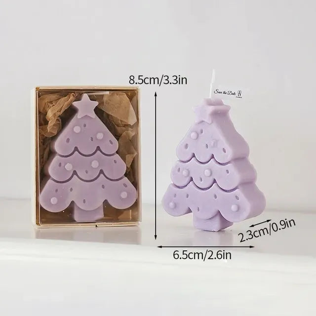 Christmas Scented Candle Snowman Aromatic Candles Gingerbread Man Atmosphere Candle Diy Craft Gift Christmas Party Decor