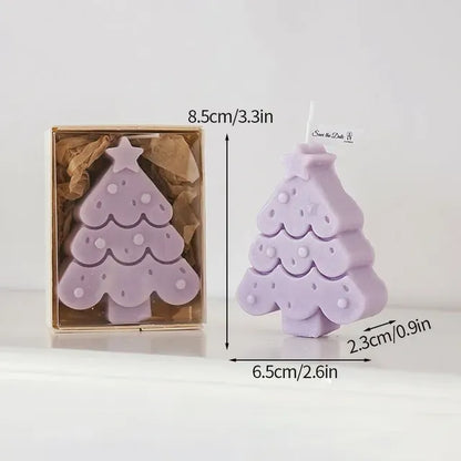 Christmas Scented Candle Snowman Aromatic Candles Gingerbread Man Atmosphere Candle Diy Craft Gift Christmas Party Decor