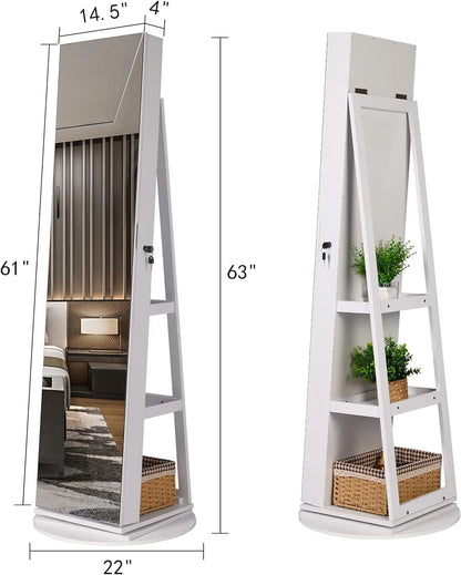 Revolving Jewelry Cabinet